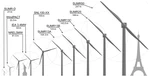 Flutter behavior of highly flexible blades for two- and three-bladed wind turbines